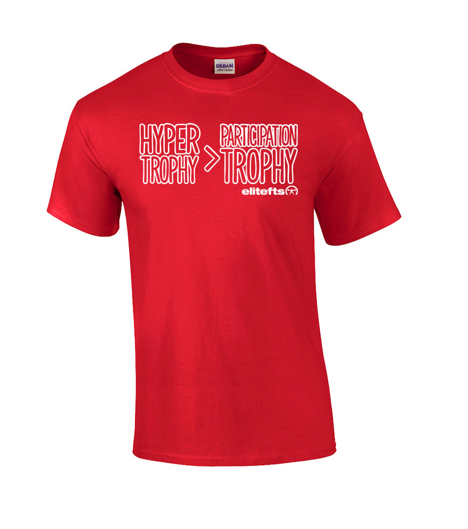 elitefts Hyper Trophy>Participation Trophy T-Shirt red
