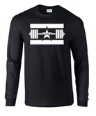 elitefts Iron Star Long Sleeve T-Shirt black