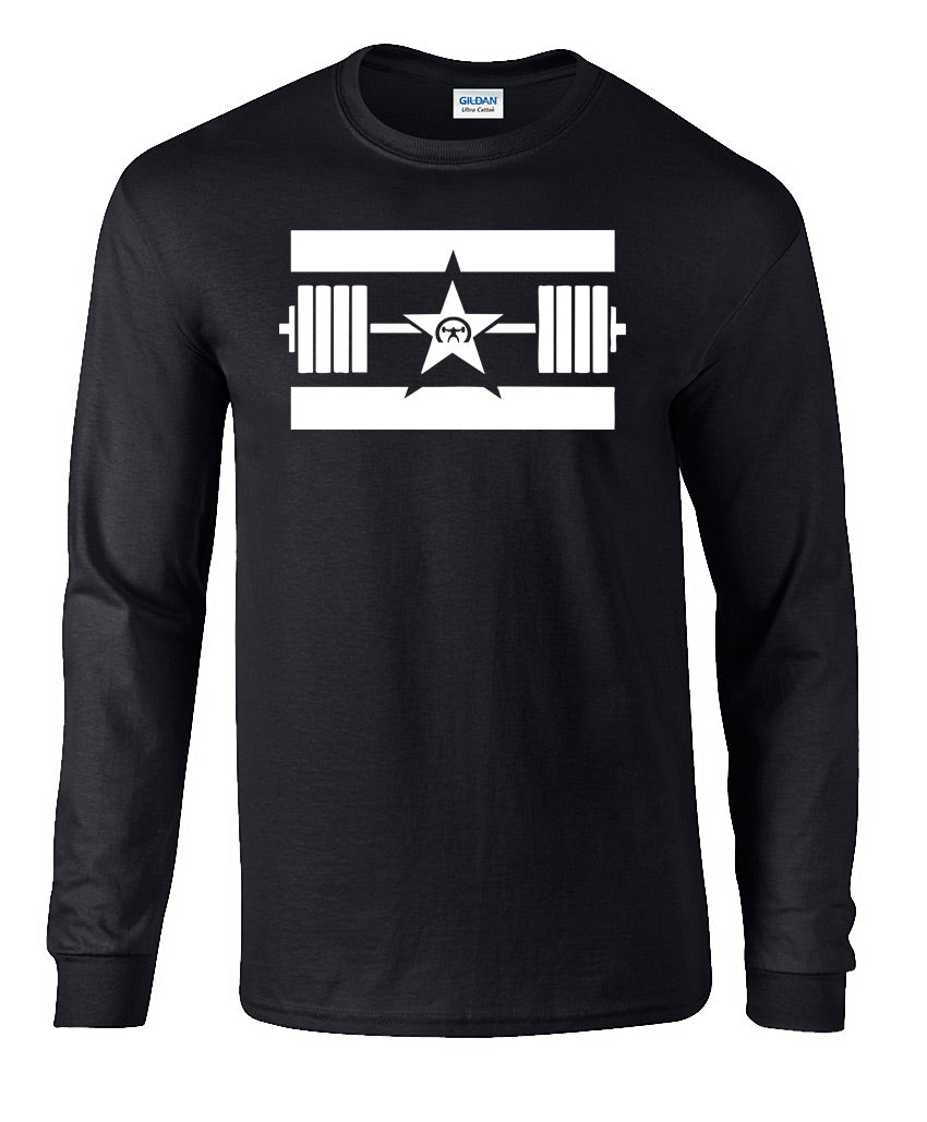 elitefts Iron Star Long Sleeve T-Shirt black