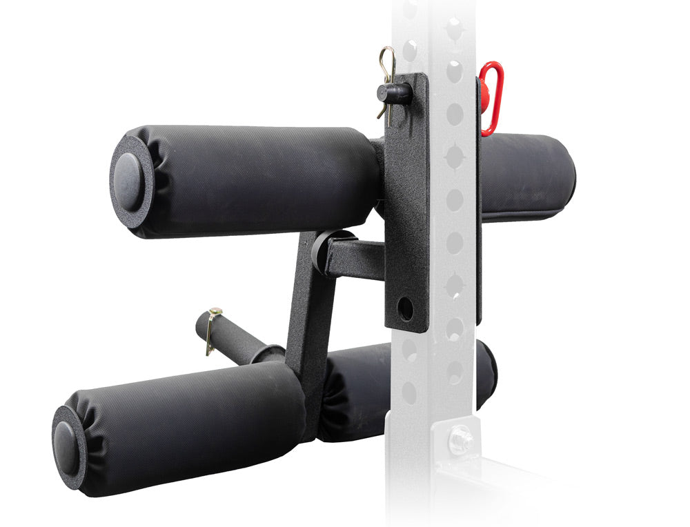 rear view of the standing leg curl attachment