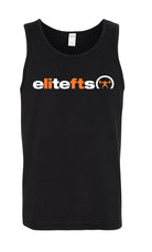 elitefts Lift Orange Tank Top blaci