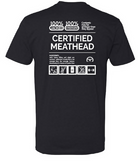 Certified Meathead Limited Edition Tee Back