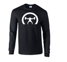 picture of elitefts Men's Crescent Only Long Sleeve T-Shirt Black