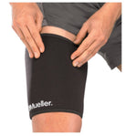 picture of Mueller Thigh Sleeve in use