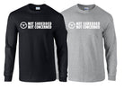 picture of elitefts Not Shredded Not Concerned Long Sleeve T-Shirt