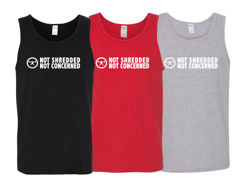 picture of Not Shredded Not Concerned tank top