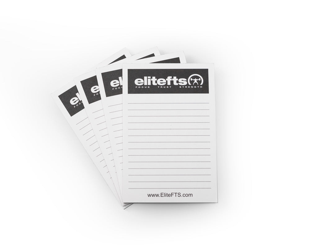 elitefts Notepad 4 Pack