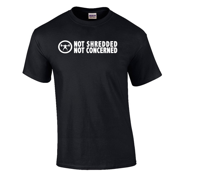 elitefts Not Shredded Not Concerned T-Shirt Black