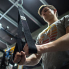 picture of nylon triceps strap in use