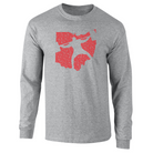 picture of elitefts Ohio Squatter Long Sleeve T-Shirt grey