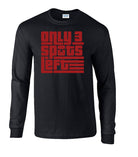 picture of elitefts Only 3 Spots Left Long Sleeve T-Shirt black