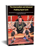 picture of The Intermediate and Advanced Peaking Squat Cycle Book cover