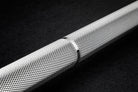 power bar knurling close up