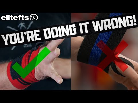 video how to wrap your wrists - all-groups