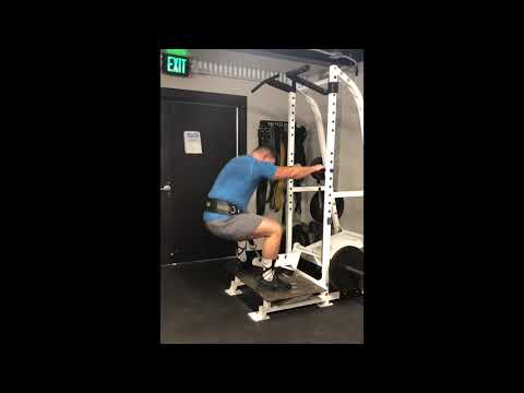 adjustable belt squat belt demo video