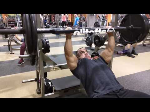 Gridiron Bar Incline Presses video