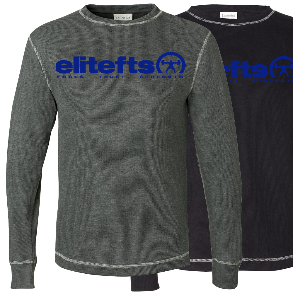 picture of Royal Blue Tagline thermal T-shirt