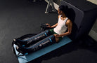 picture of a person using the RecoveryAir Prime Pump and Boots Small