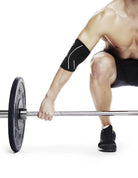 picture of LIFTER USING REHBAND RX ELBOW SLEEVE 5MM BLACK