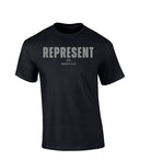 represent t-shirt black
