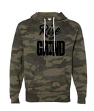 pictue of elitefts Rise and Grind Lightweight Hoodie camo