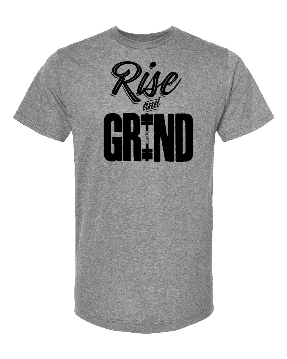 elitefts Rise and Grind Premium T-Shirt grey
