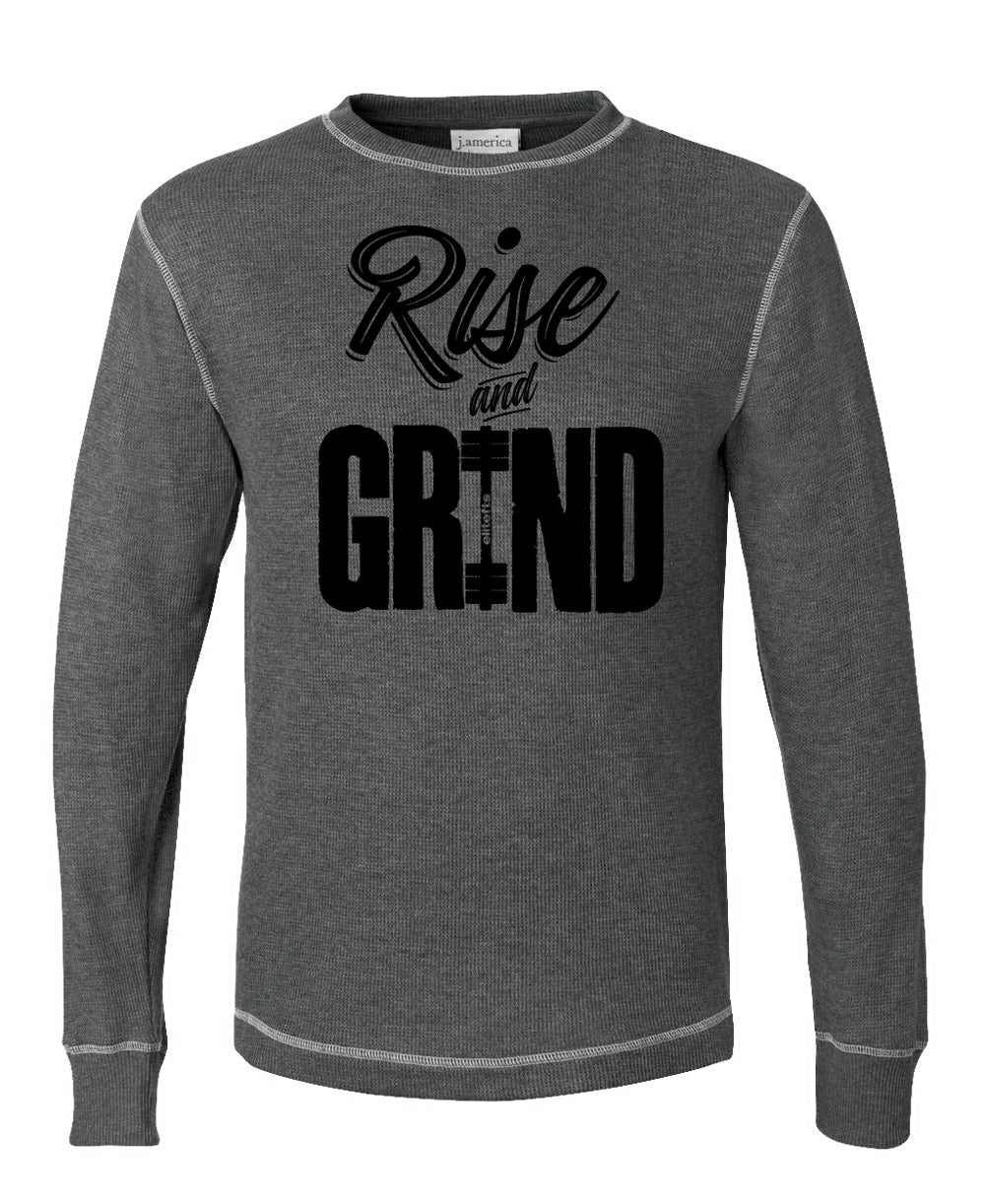 elitefts Rise and Grind Thermal Long Sleeve Shirt GREY