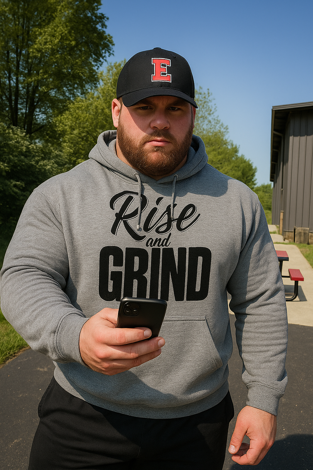 elitefts Snapback Baseball Red "E" Hat