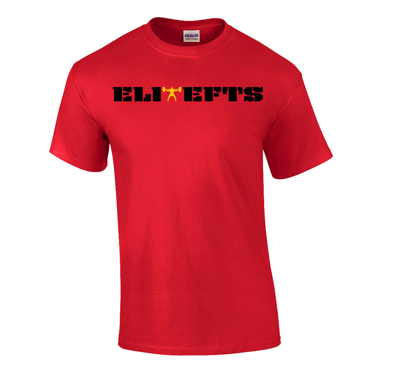 elitefts Rocky Gold T-Shirt Red