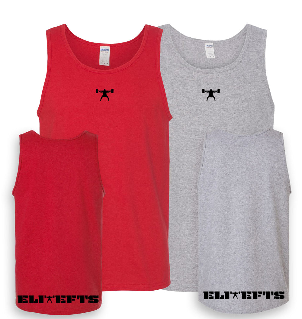 a photo of Dave Tate wearing a tank top with the Rocky decal