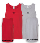 a photo of Dave Tate wearing a tank top with the Rocky decal