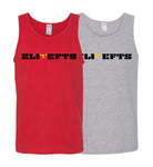 picture of a tank top with a Rocky Gold EliteFTS decal on the chest