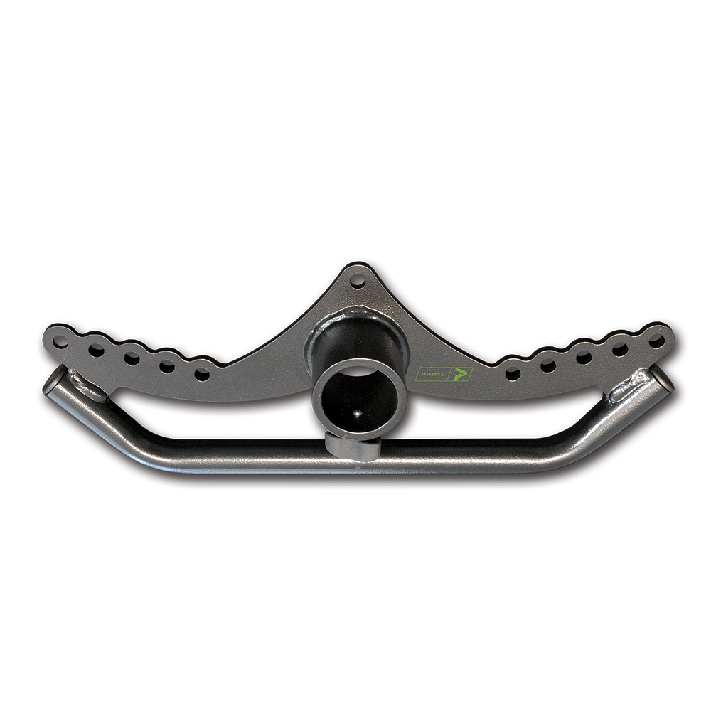 Metallic mechanical component on a white background