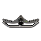 Metallic mechanical component on a white background