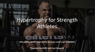 HYPERTROPHY TRAINING FOR ATHLETES 