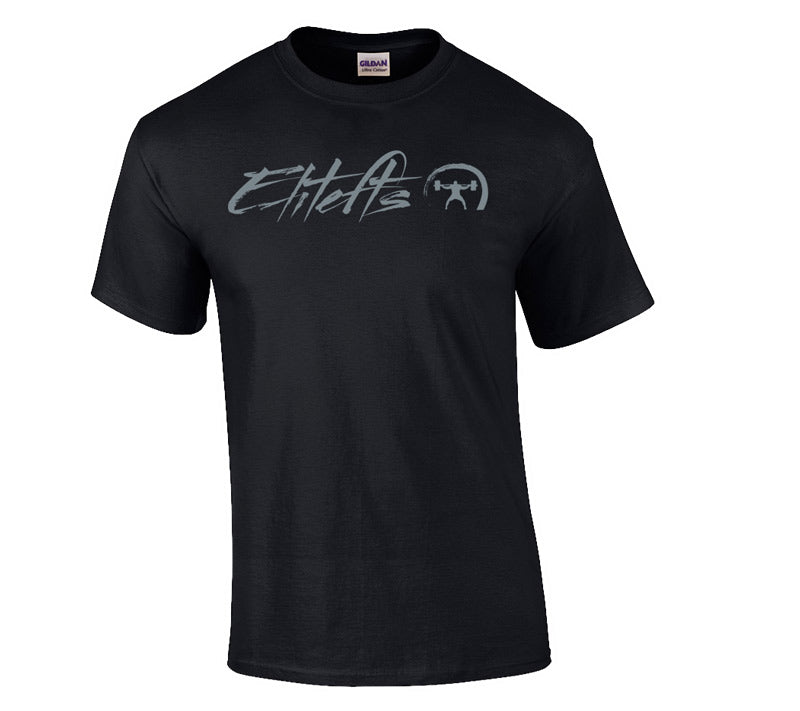 elitefts Script Squatter T-Shirt Black