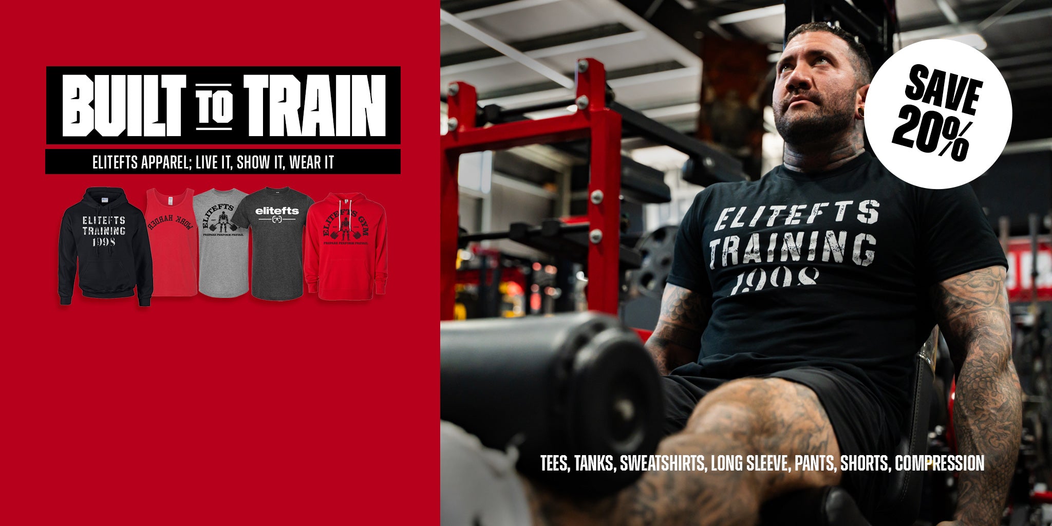 20% off apparel