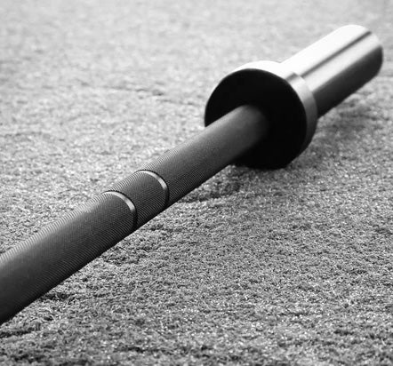 ELITEFTS SHORTY BAR knurling closeup