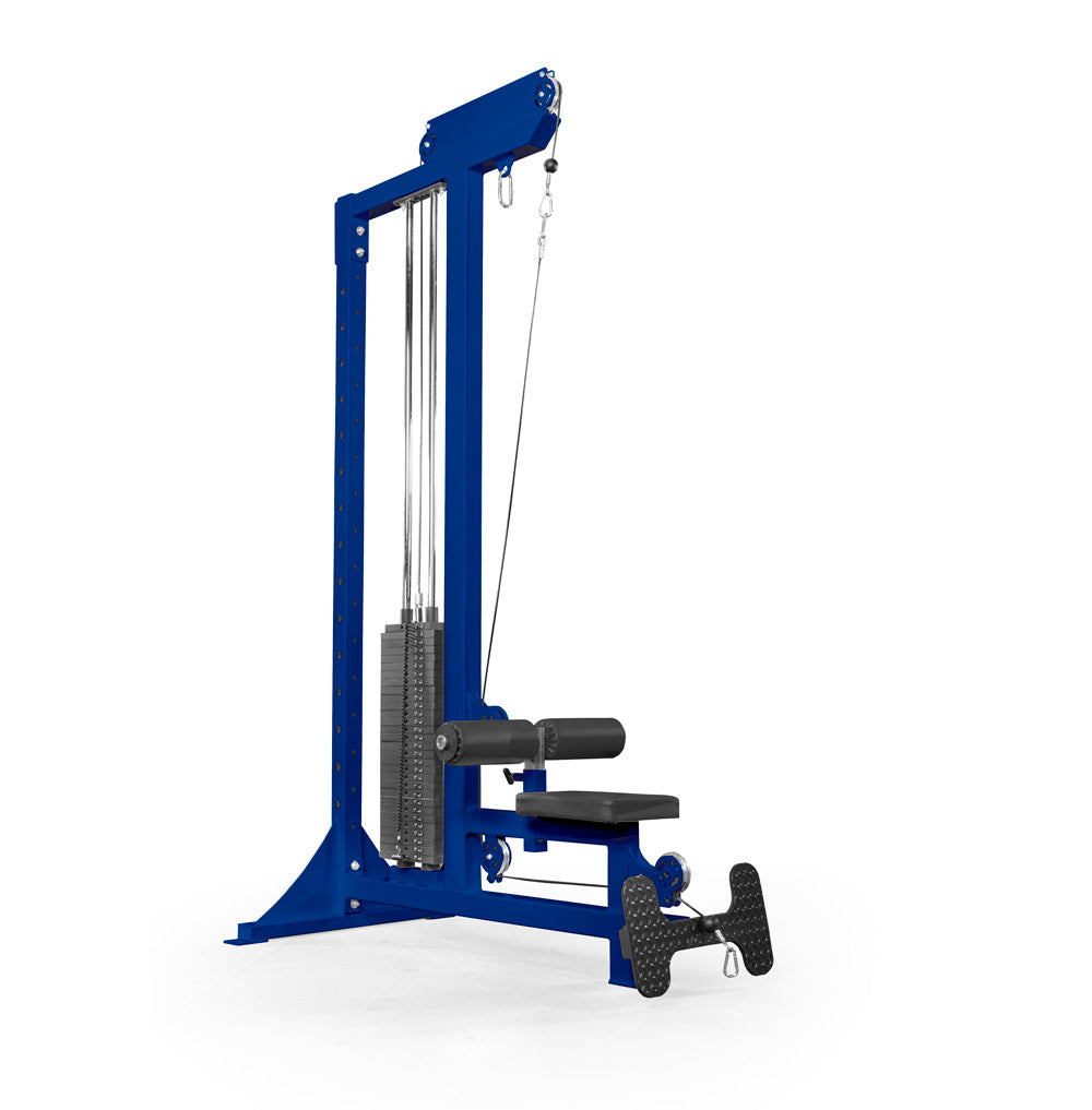 EliteFTS Lat Pulldown with Low Row – Heavy-Duty, 250 LB Stack