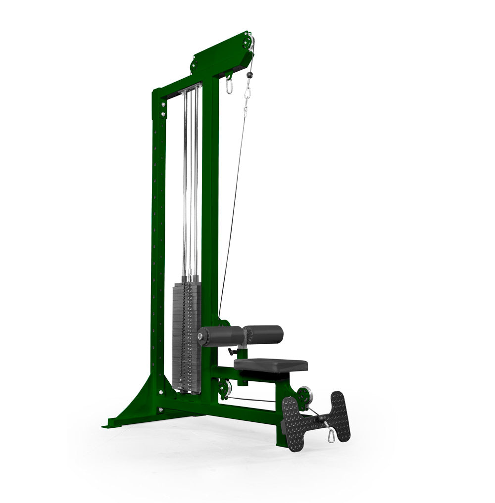 EliteFTS Lat Pulldown with Low Row – Heavy-Duty, 250 LB Stack