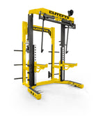 Yellow mono-lift with black attachments