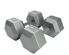 solid hex dumbells 100