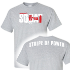 elitefts Stripe of Power T-Shirt Grey 