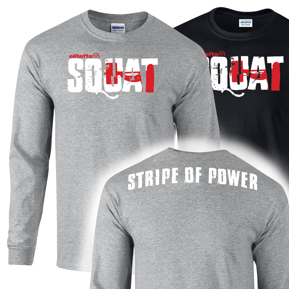 picture of elitefts Stripe of Power Long Sleeve T-Shirt