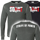 picture of Stripe of Power thermal T-shirts