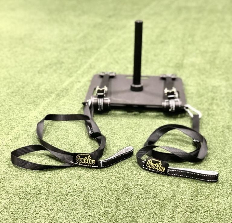 picture of two point sled straps on sled