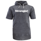 elitefts Strong(er) White Baller Hoodie grey