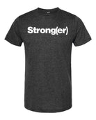 picture of elitefts Strong(er) White Premium T-Shirt black