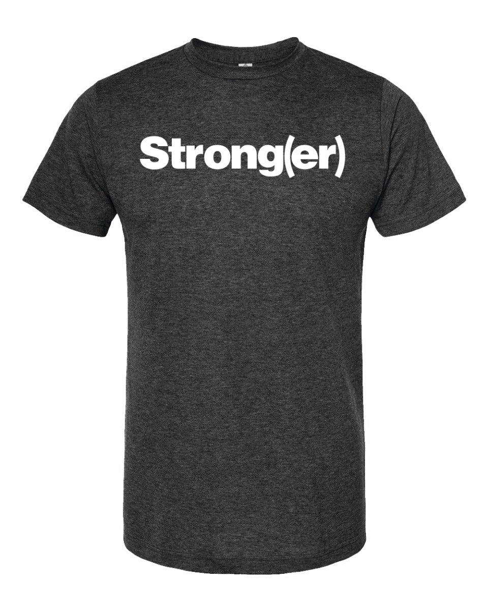 picture of elitefts Strong(er) White Premium T-Shirt black