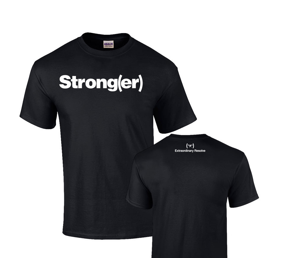 elitefts Stronger White T-Shirt black